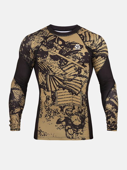 Hokusai Rashguard Long Sleeve Sand