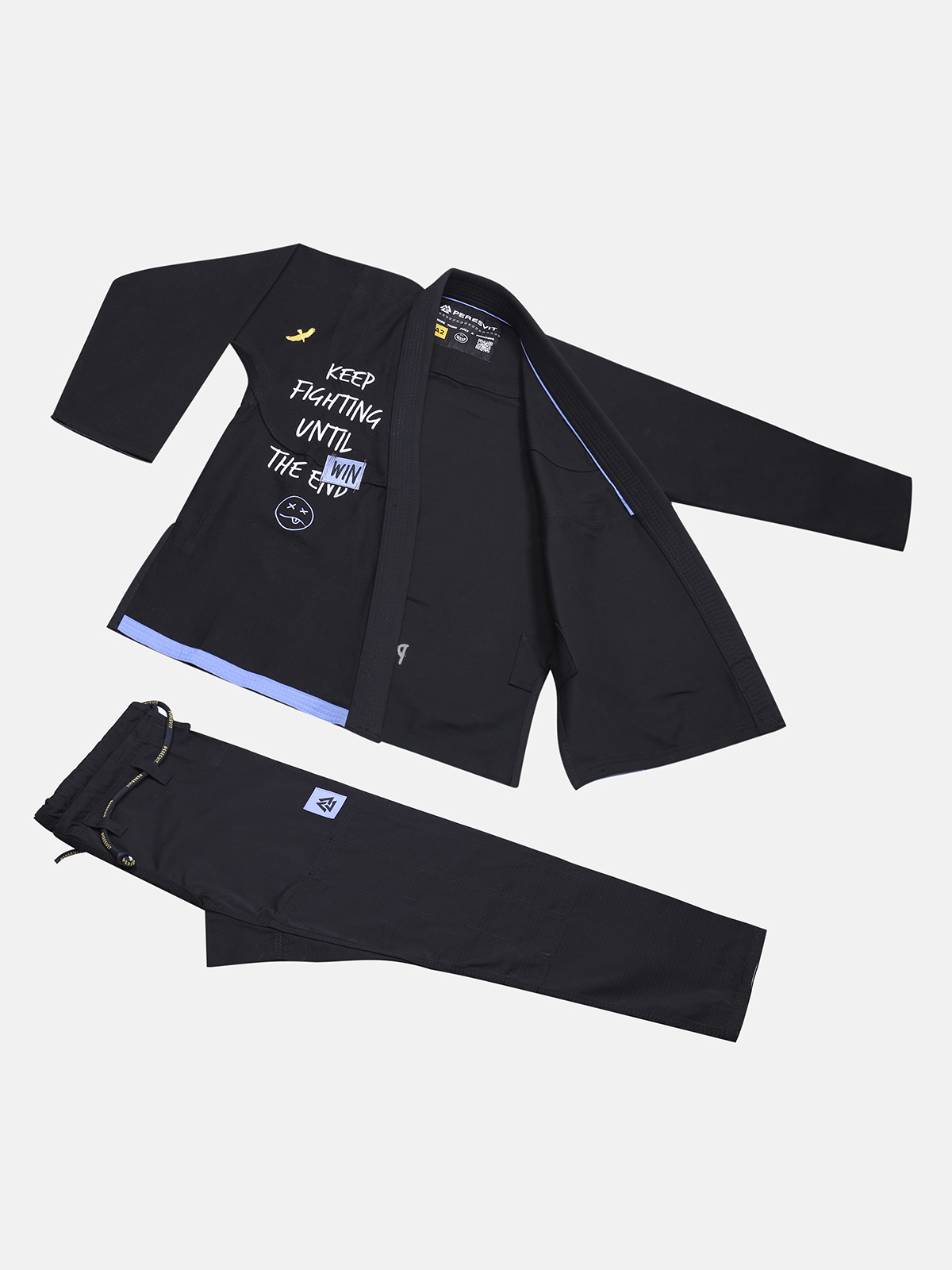 Peresvit Keep Fighting Gi for Adults Black, Photo № 8