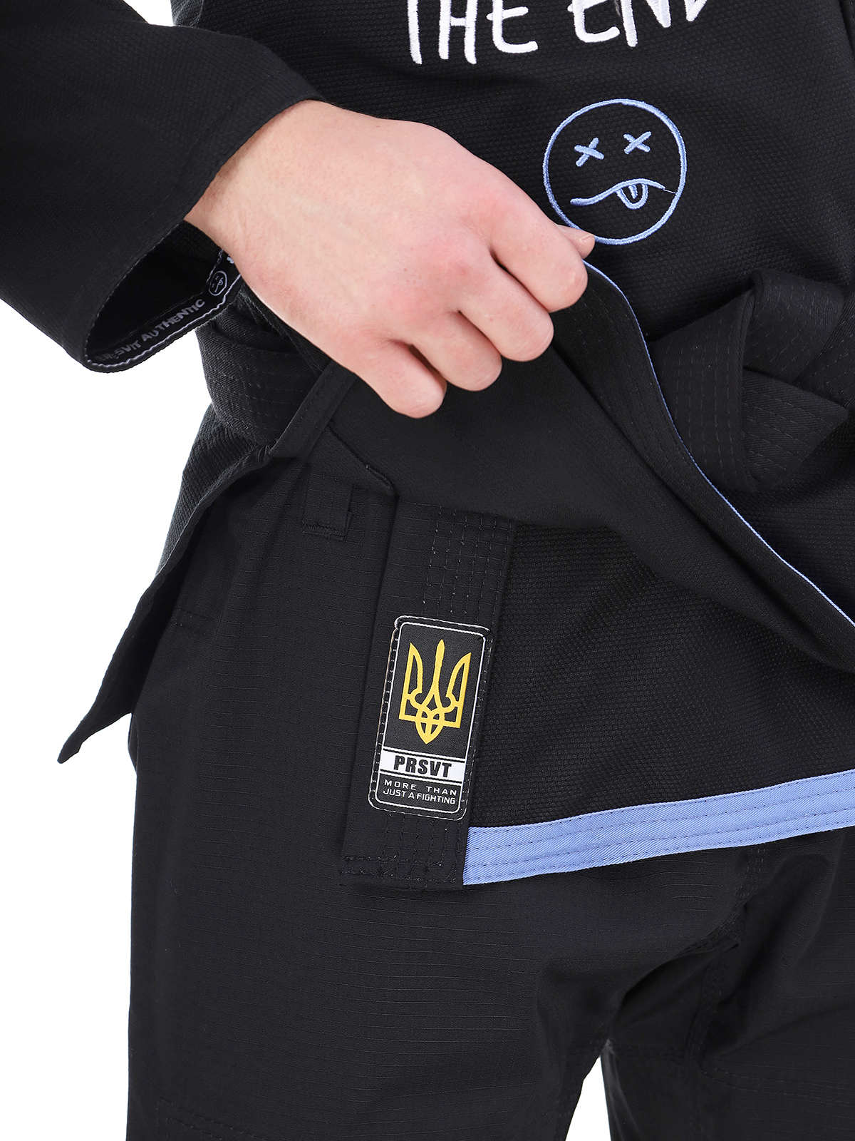 Peresvit Keep Fighting Gi for Adults Black, Photo № 6