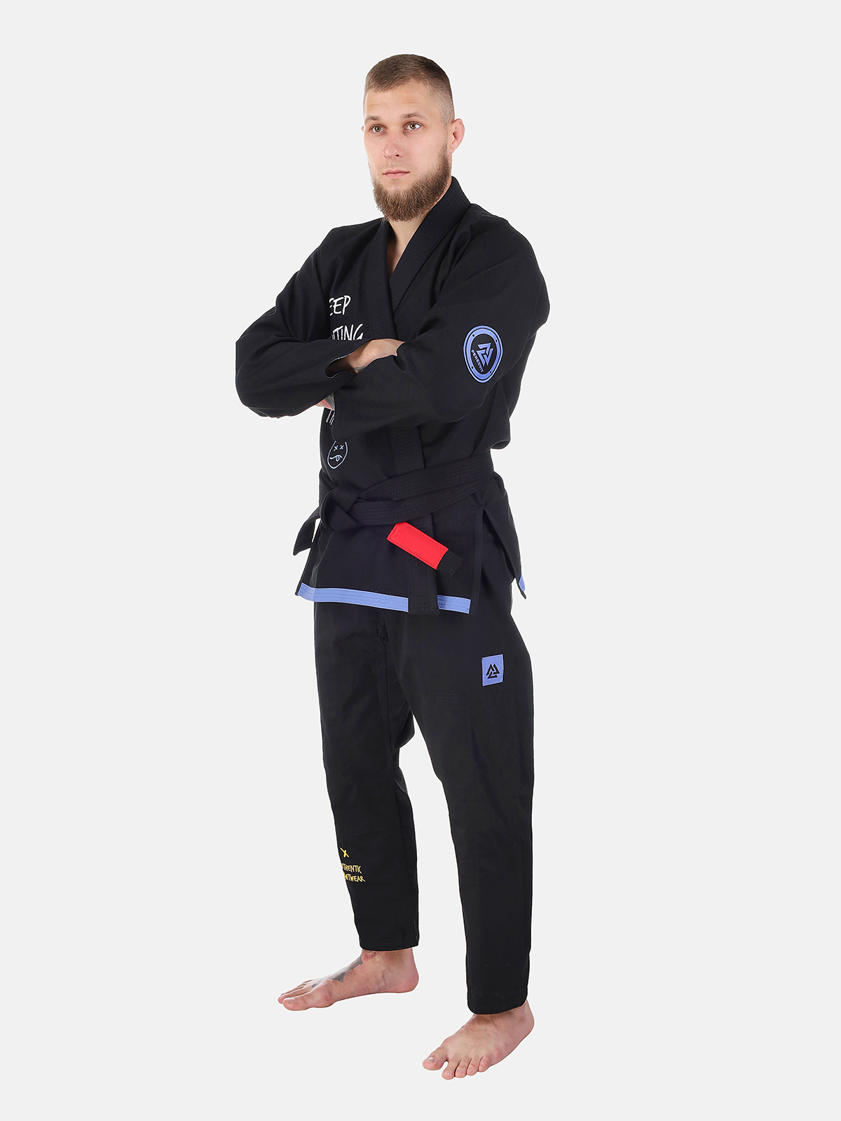 Peresvit Keep Fighting Gi for Adults Black, Photo № 4