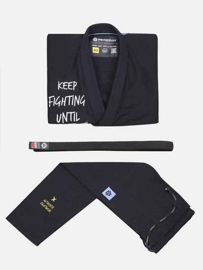 Peresvit Keep Fighting Gi for Adults Black, Photo № 13