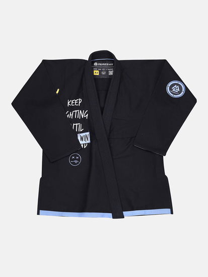 Peresvit Keep Fighting Gi for Adults Black, Photo № 7