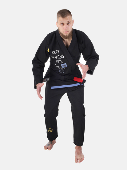 Peresvit Keep Fighting Gi for Adults Black, Photo № 3
