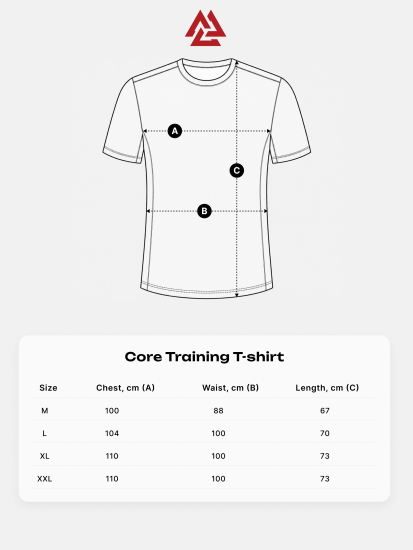 Core Training T-shirt Navy Camo, Photo № 4