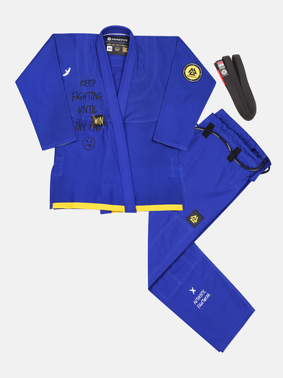 Peresvit Keep Fighting Gi for Adults Royal Blue, Photo № 9