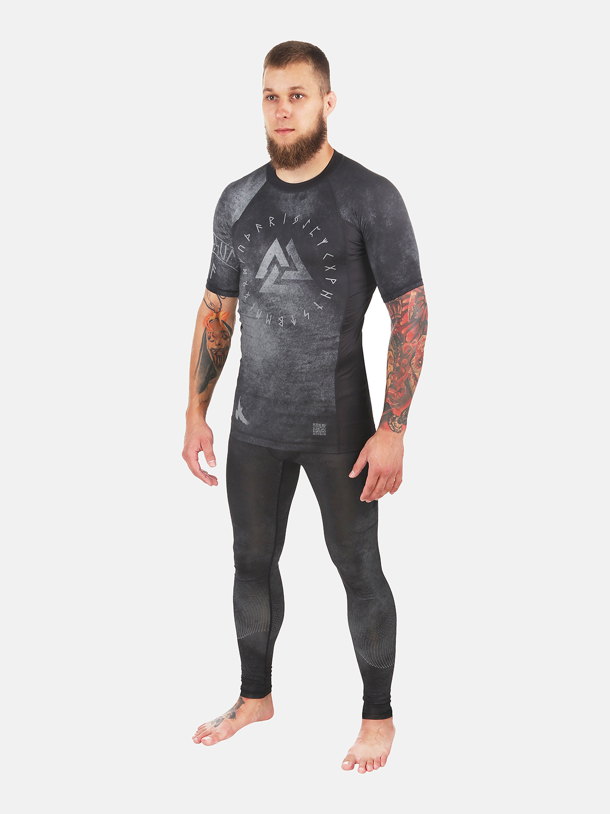 Peresvit Overpower Grey Short Sleeve Rashguard, Photo № 4