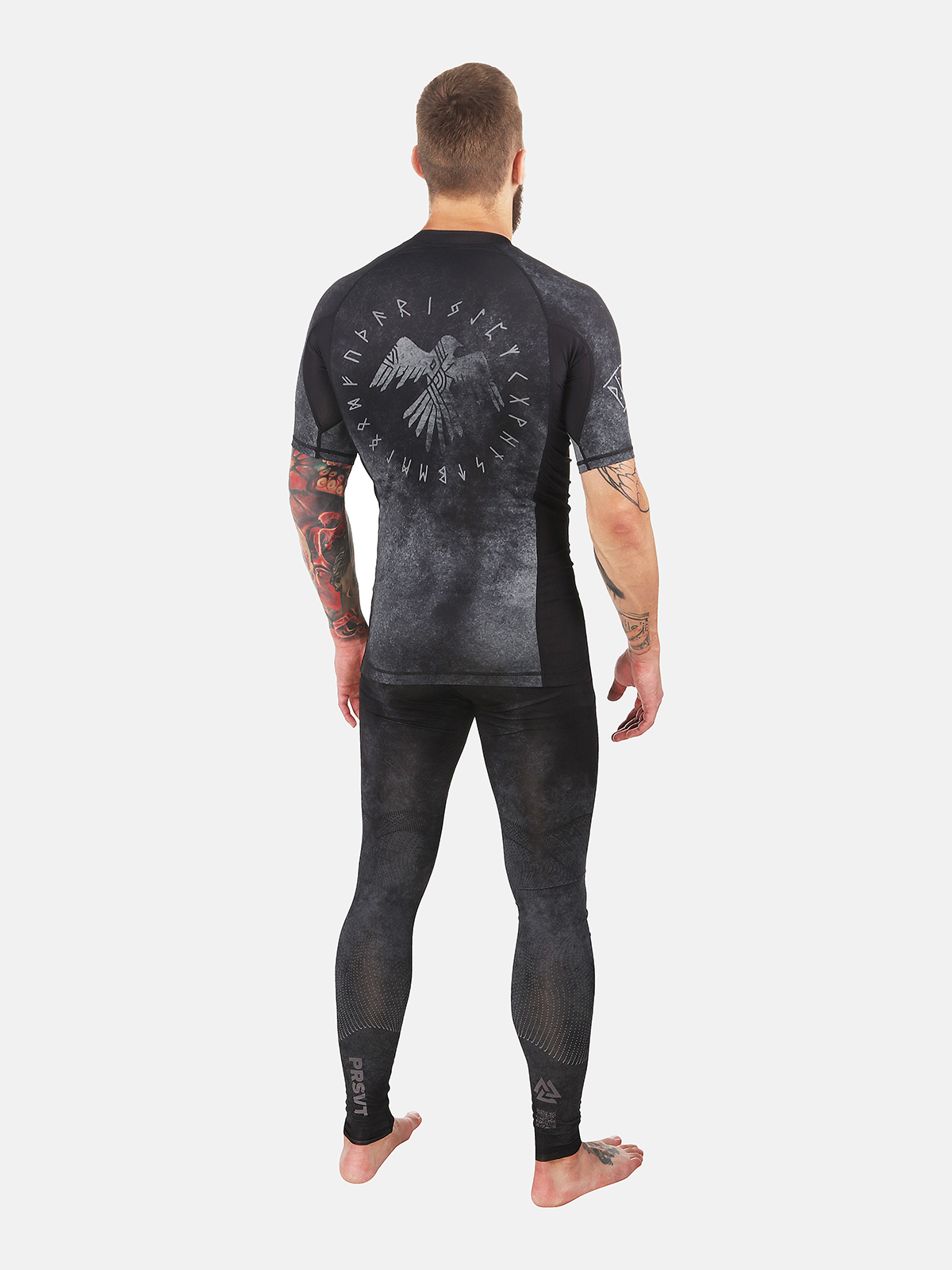 Peresvit Overpower Grey Short Sleeve Rashguard, Photo № 5