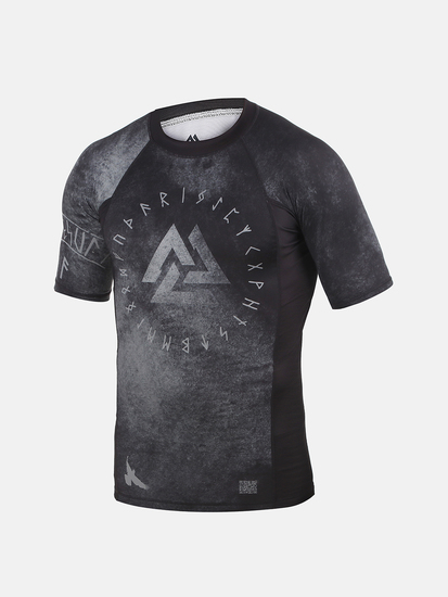 Peresvit Overpower Grey Short Sleeve Rashguard, Photo № 3