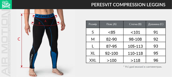 Peresvit Air Motion Leggings Navy Grey, Photo № 5