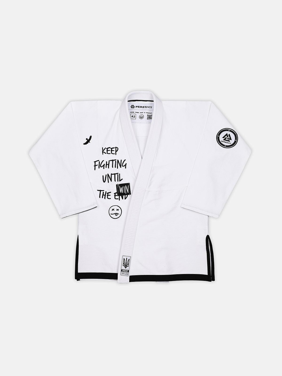 Peresvit Keep Fighting Gi for Adults White, Photo № 5