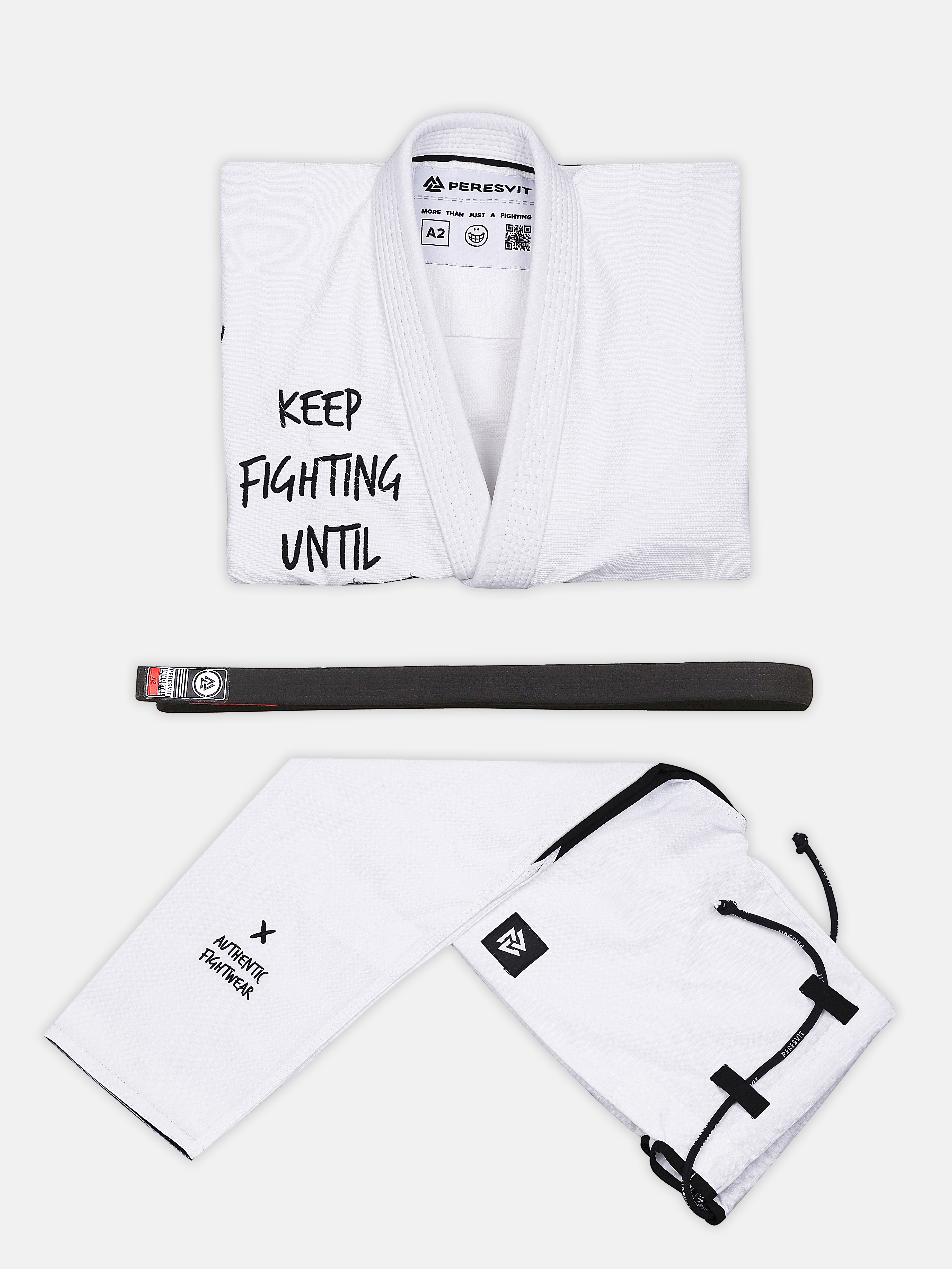 Peresvit Keep Fighting Gi for Adults White, Photo № 11