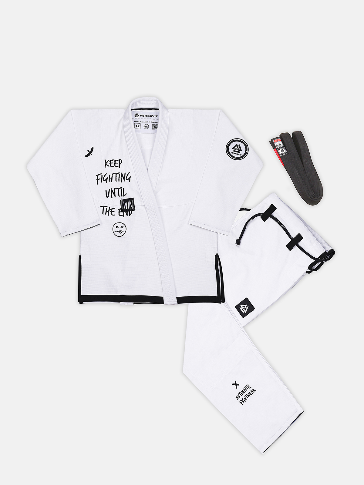 Peresvit Keep Fighting Gi for Adults White, Photo № 6