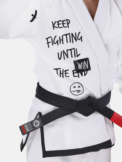 Peresvit Keep Fighting Gi for Adults White, Photo № 4