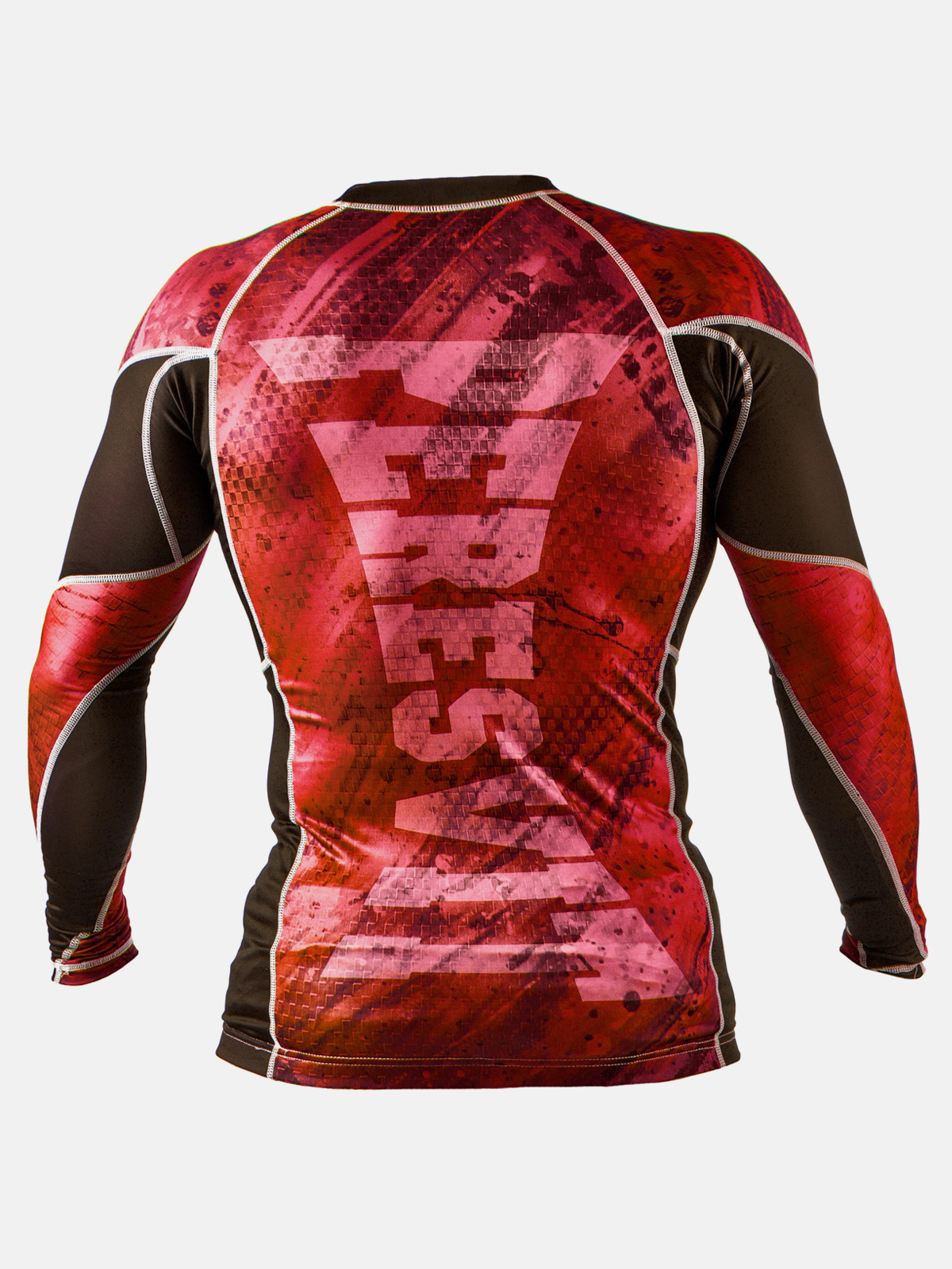 Peresvit Immortal Silver Force Rashguard Long Sleeve Red Burn, Photo № 2