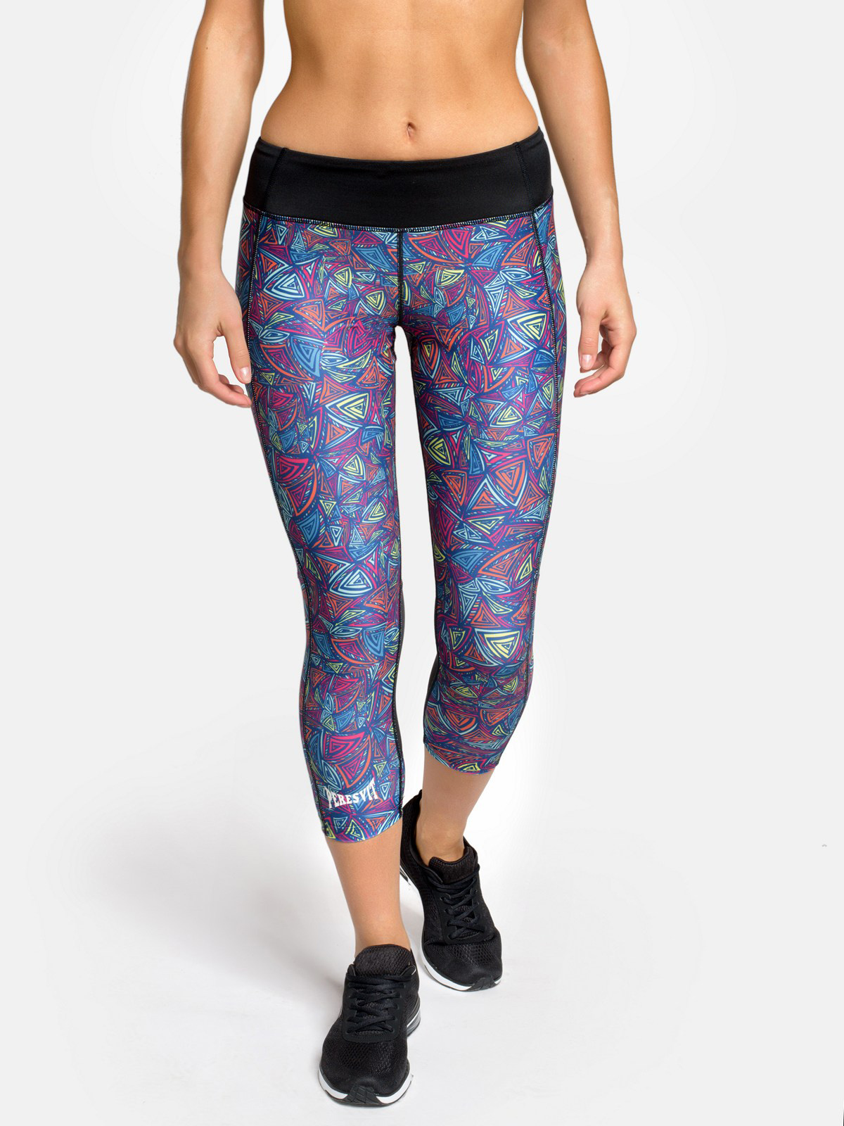 Peresvit Air Motion Womens Printed Capri Triangle Curls