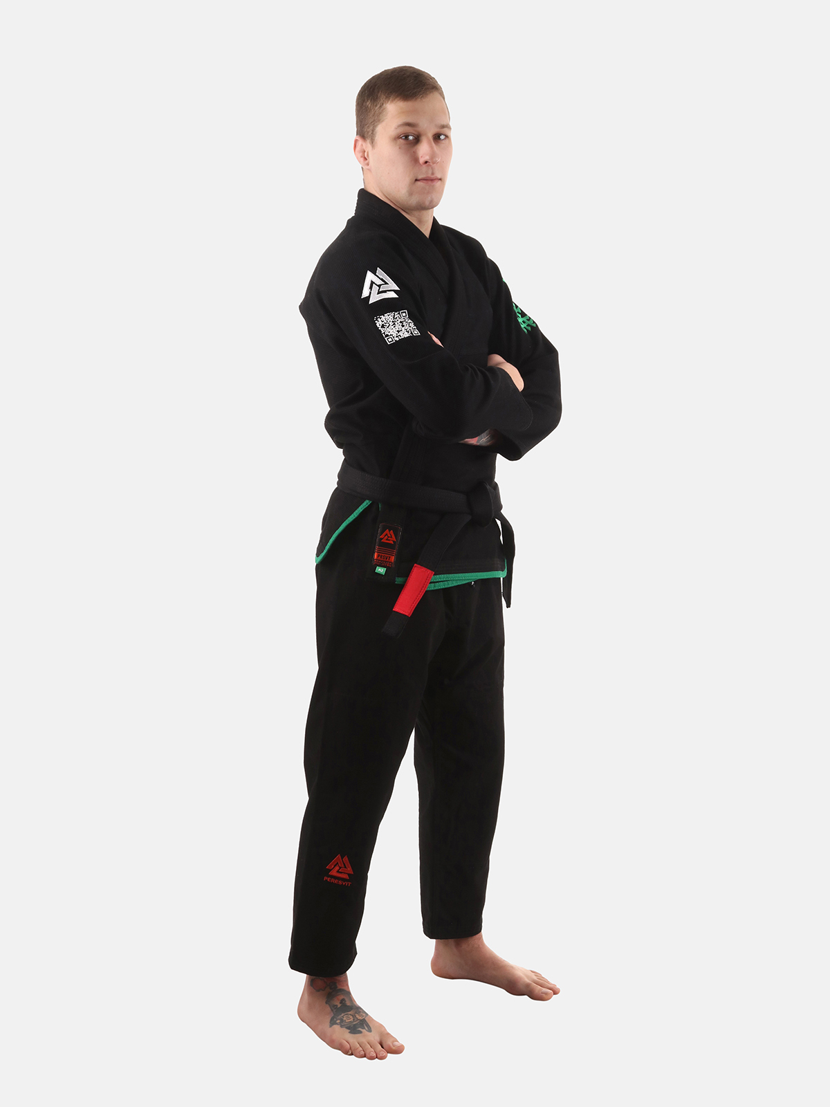Mens Rival BJJ Gi Black, Photo № 3