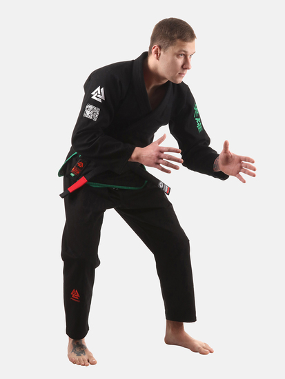 Mens Rival BJJ Gi Black, Photo № 4