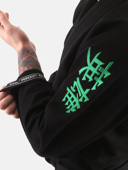 Mens Rival BJJ Gi Black, Photo № 5
