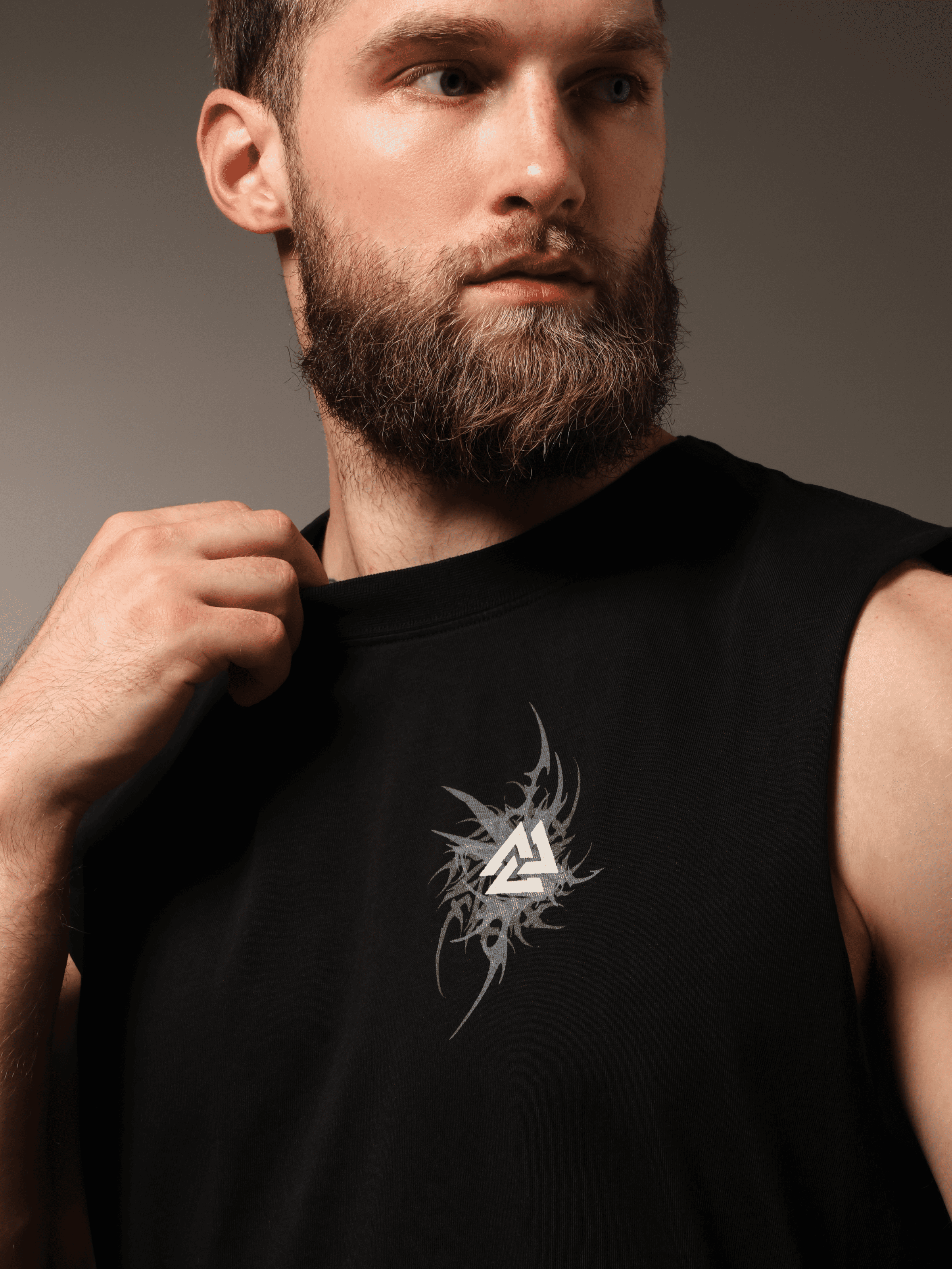 Sanskrit Tank Top Black, Photo № 3