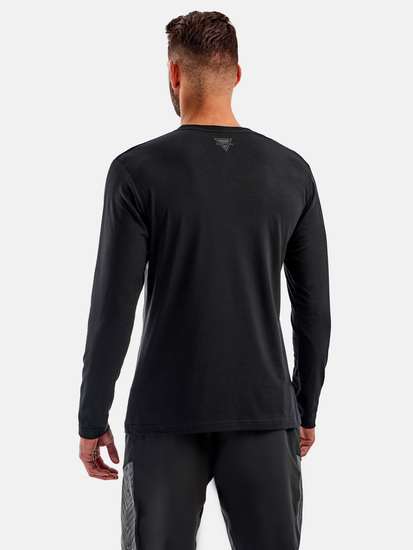 Dynamic Cotton Long Sleeve T-shirt Phantom Black, Photo № 2
