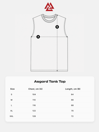 Asgard Tank Top Black, Photo № 8