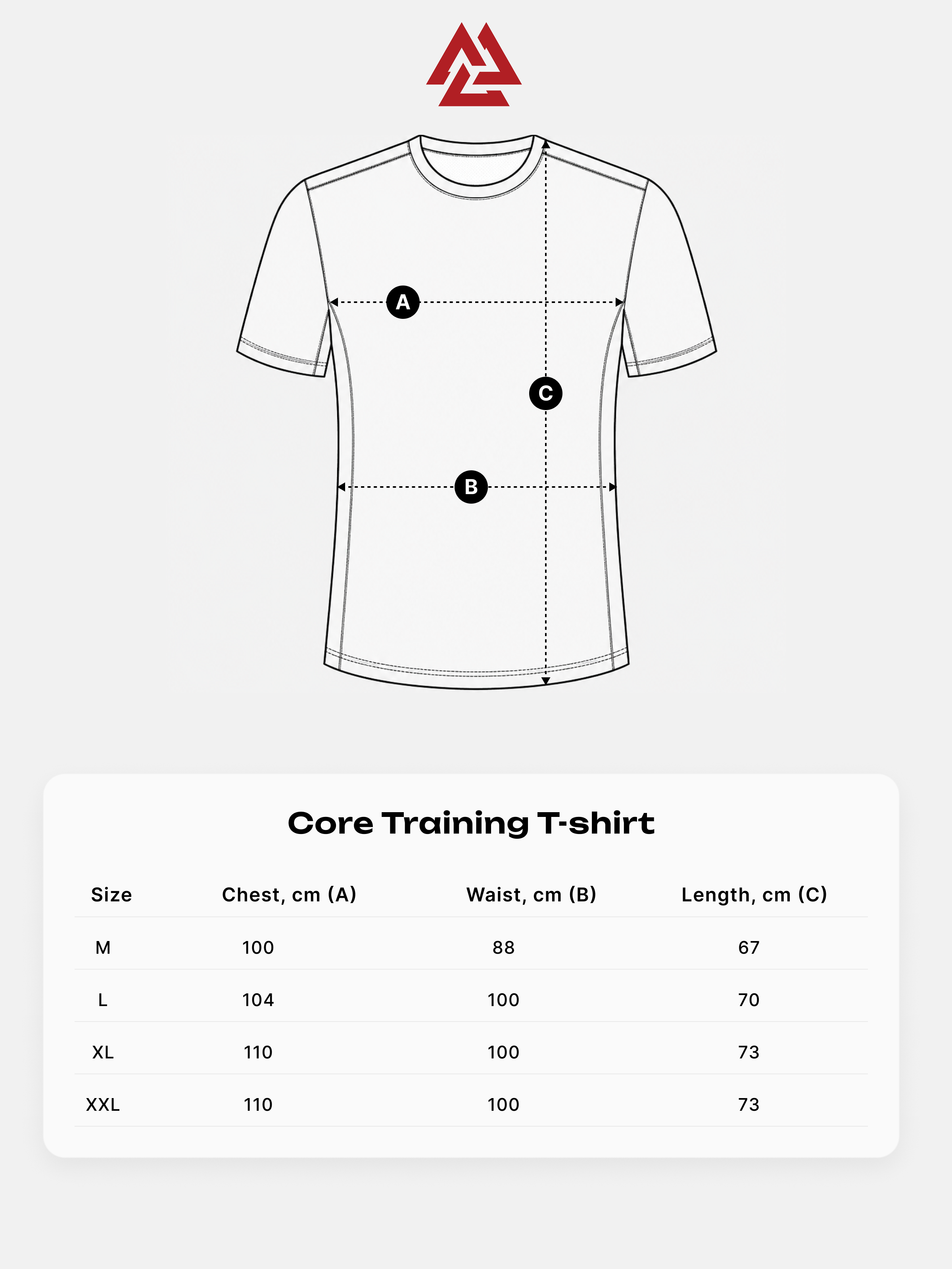 Core Training T-shirt Black, Photo № 3
