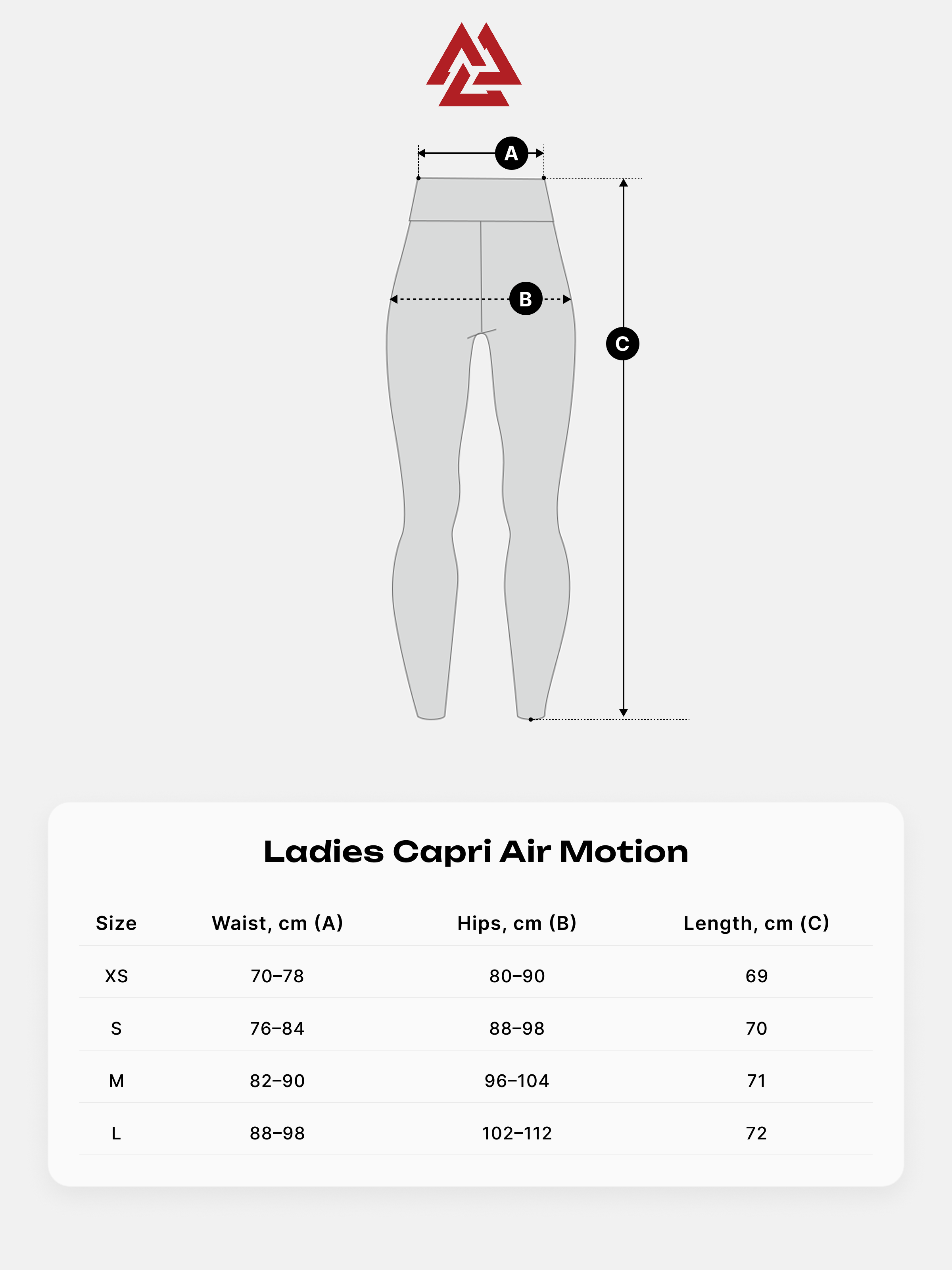 Air Motion Ladies Capri Black, Photo № 5