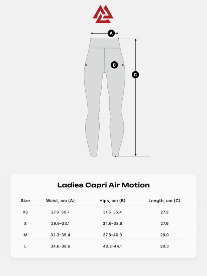 Air Motion Ladies Capri Black, Photo № 6