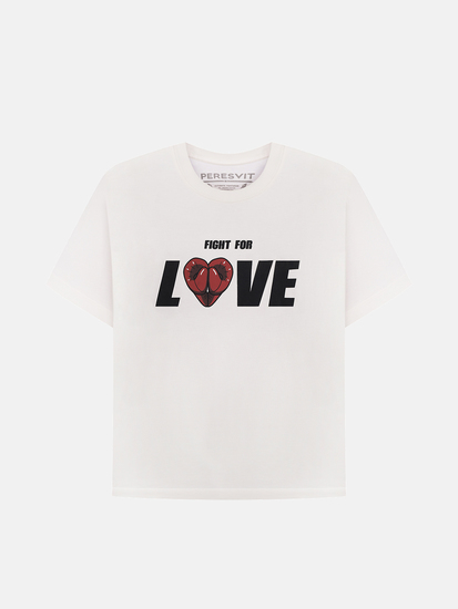 Peresvit Fight for Love T-shirt White, Photo № 3
