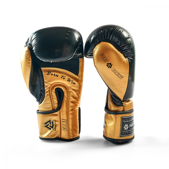 Peresvit Core Boxing Gloves Black Gold, Photo № 2