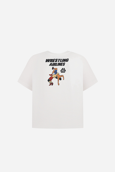 Peresvit Wrestling Airlines Kids T-shirt White