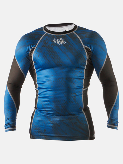Peresvit Immortal Silver Force Rashguard Long Sleeve Dark Marine