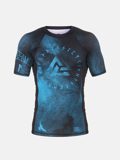 Peresvit Overpower Blue Short Sleeve Rashguard