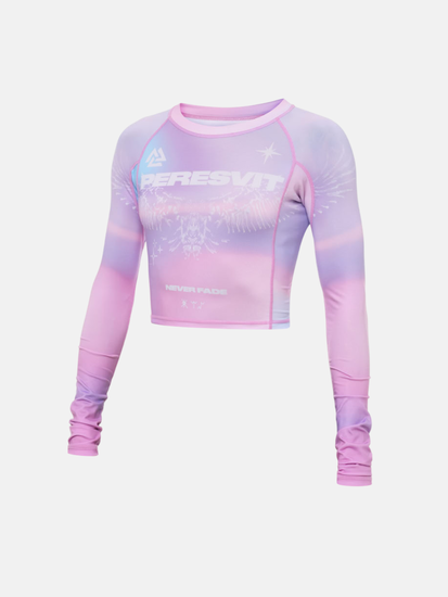 Peresvit Sparkle Ladies Cropped Long Sleeve Rashguard, Photo № 3