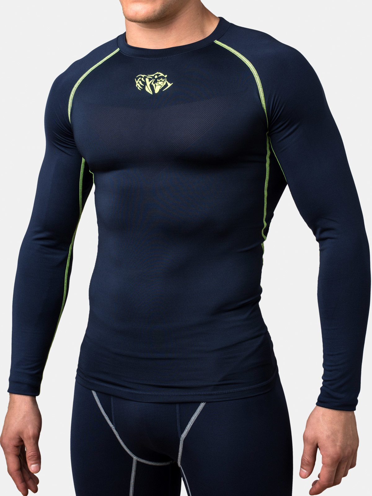 Peresvit Air Motion Long Sleeve Navy Flu Yellow