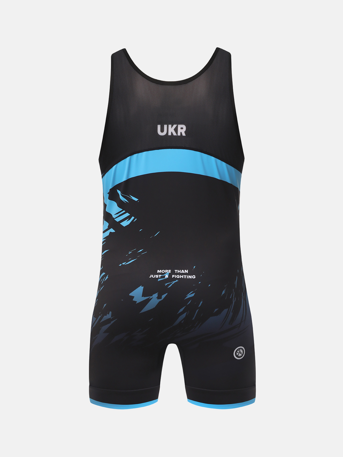 Peresvit Turmoil Adults Wrestling Singlet Blue Black, Photo № 2
