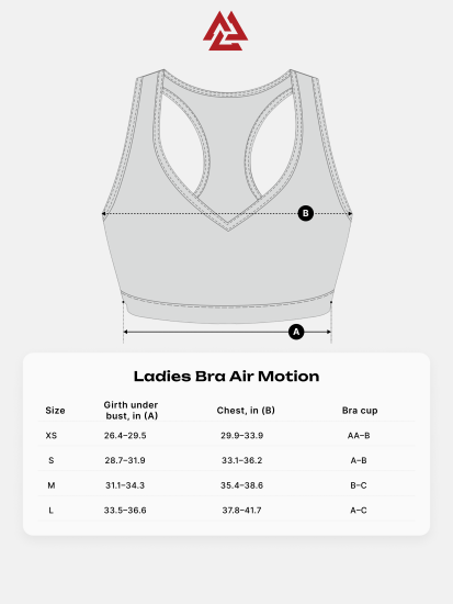 Air Motion Ladies Bra Black, Photo № 4