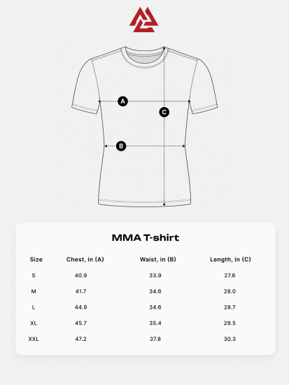 MMA T-shirt Military Green, Photo № 4