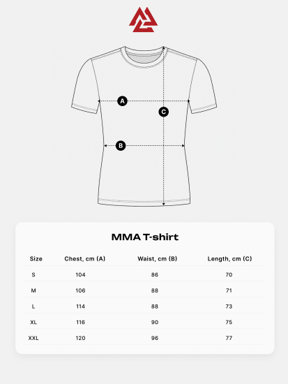 MMA T-shirt Military Green, Photo № 3