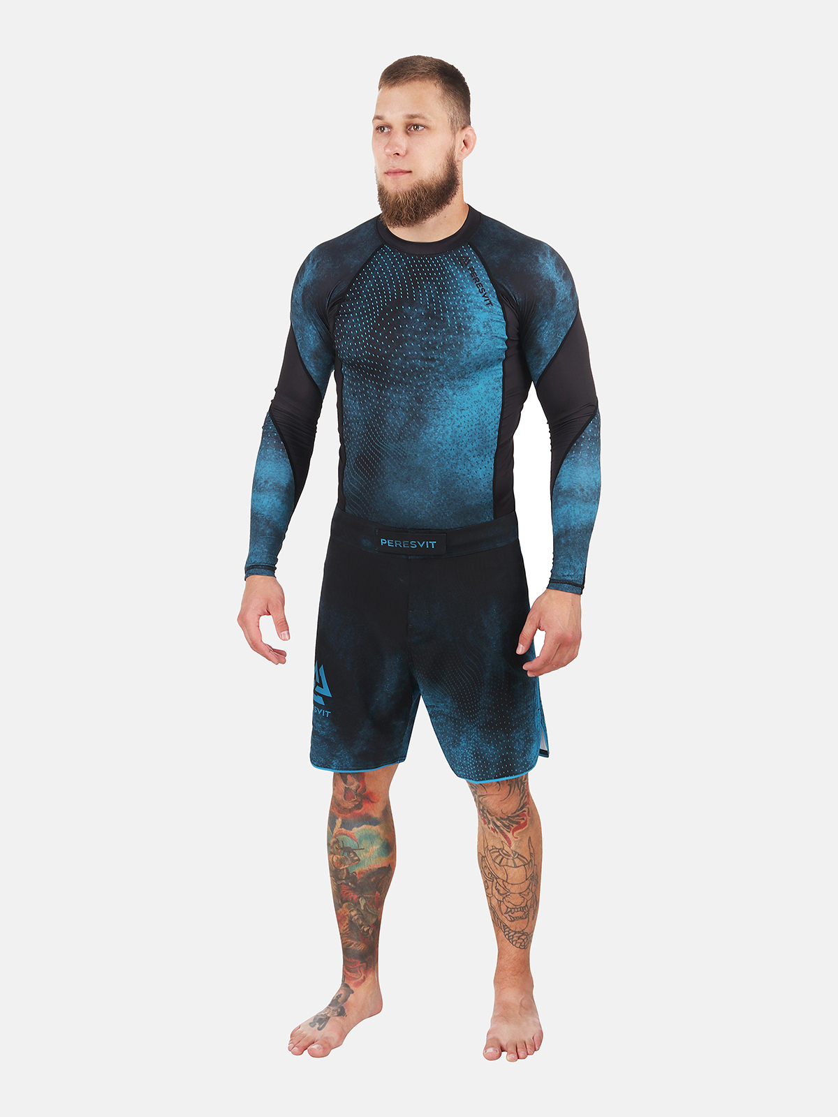 Peresvit Overpower Blue Long Sleeve Rashguard, Photo № 4