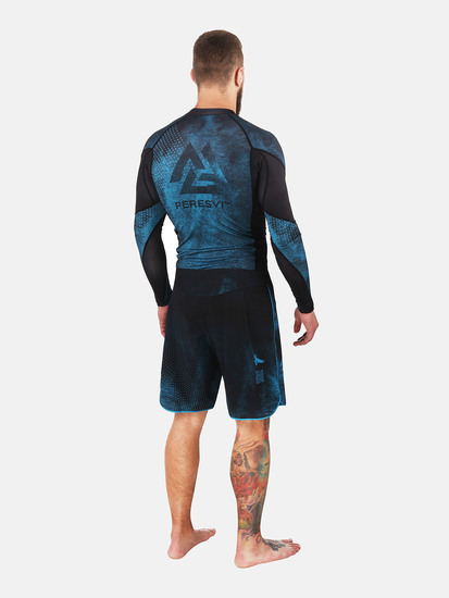 Peresvit Overpower Blue Long Sleeve Rashguard, Photo № 5