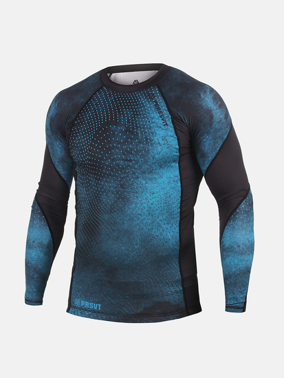 Peresvit Overpower Blue Long Sleeve Rashguard, Photo № 3
