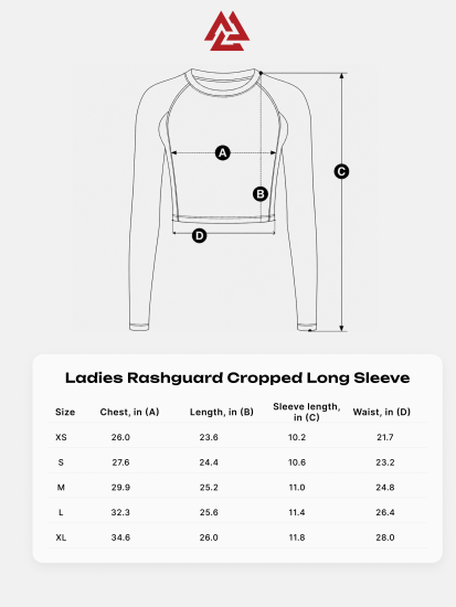 Inception Ladies Rashguard Cropped Long Sleeve, Photo № 5
