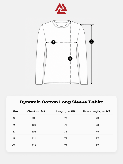Peresvit Dynamic Cotton Long Sleeve T-shirt Atlantic Deep, Photo № 3