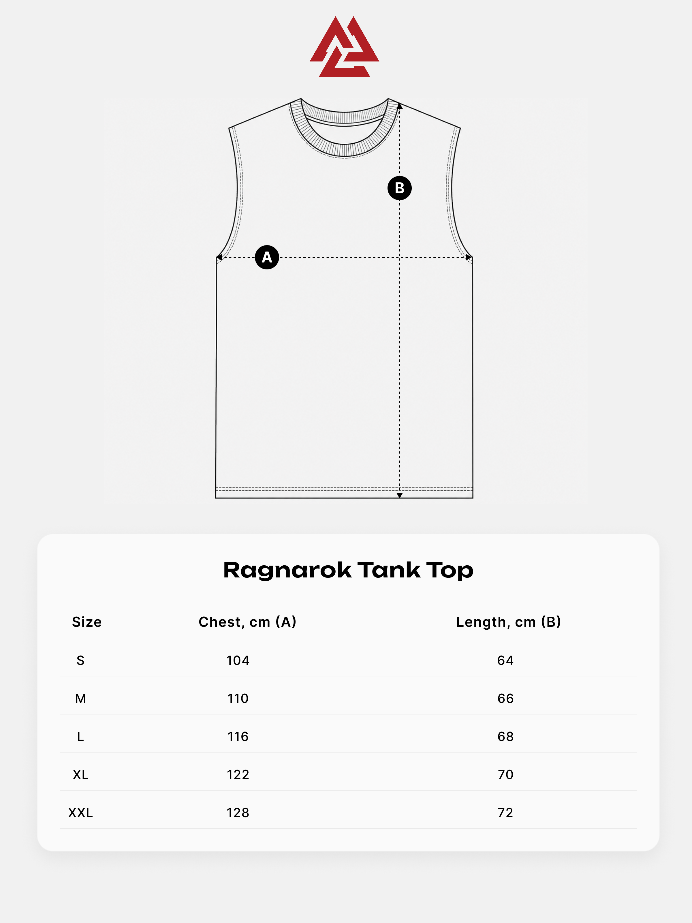 Ragnarok Tank Top White, Photo № 10