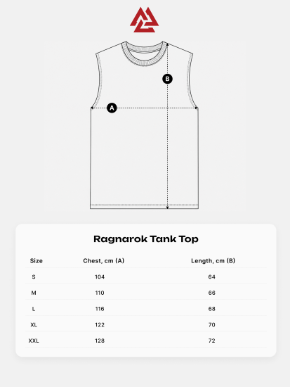 Ragnarok Tank Top White, Photo № 10