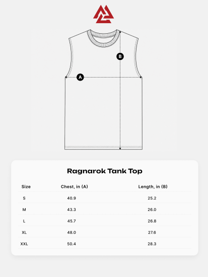 Ragnarok Tank Top White, Photo № 11