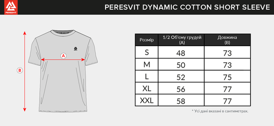 Peresvit Dynamic Cotton Short Sleeve T-shirt Phantom Black, Photo № 3