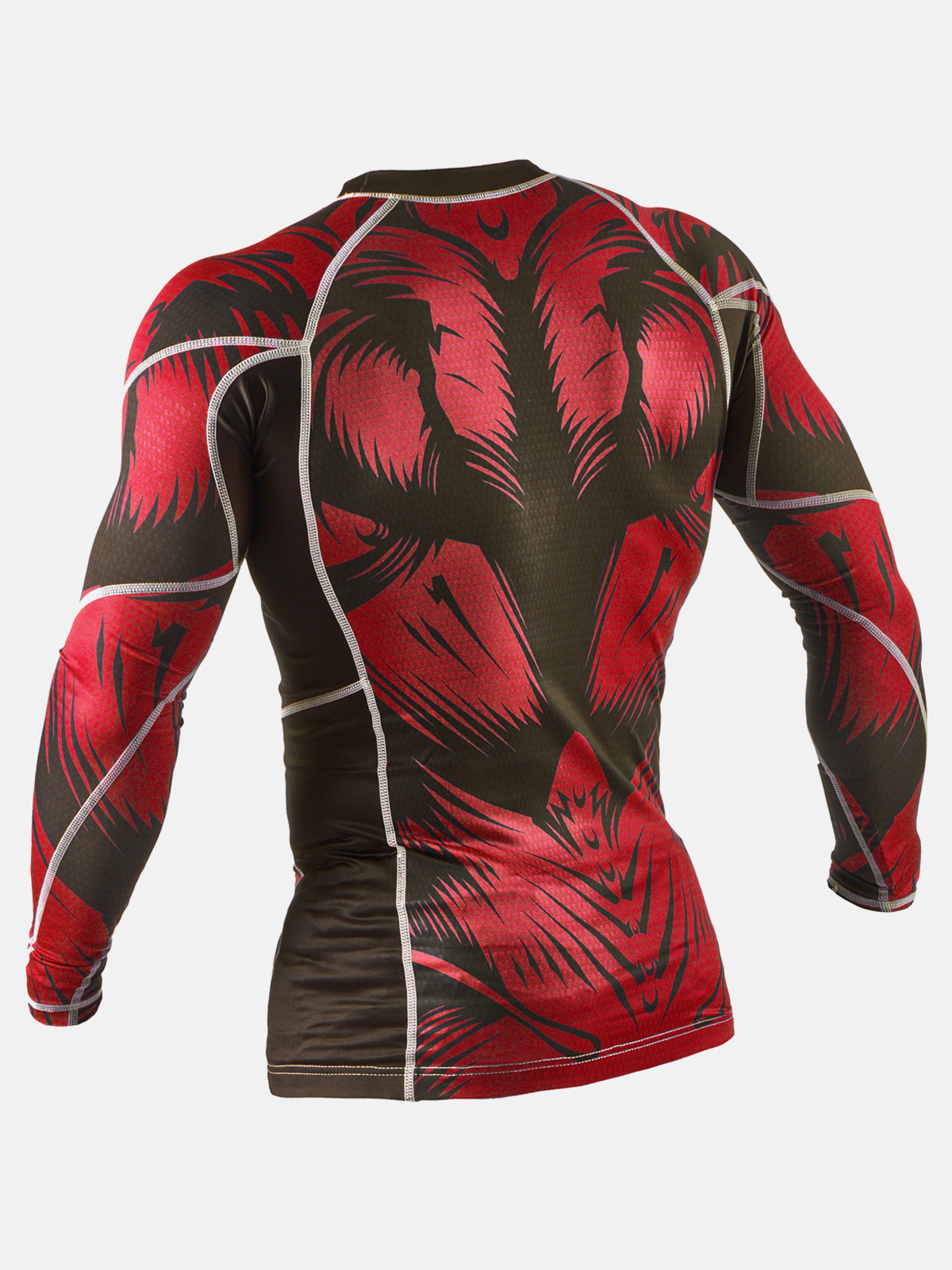 Peresvit Beast Silver Force Rashguard Long Sleeve Red, Photo № 2