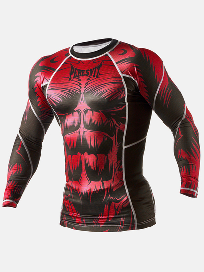 Peresvit Beast Silver Force Rashguard Long Sleeve Red, Photo № 3
